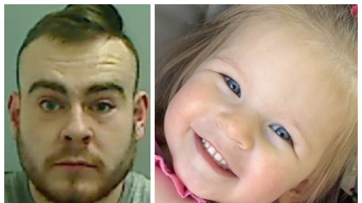 Adam Jackson, 27, mördade tvååriga Grace Thorpe.